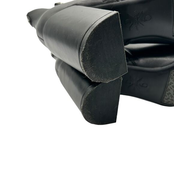 Calvin Klein Women's Black‎ Leather Terisa Slide Sandals Size 9M - Picture 12 of 12